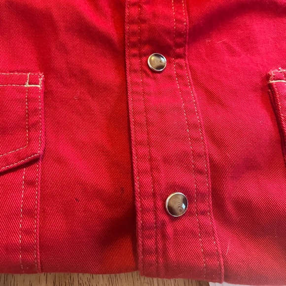 Scandia Woods VTG Red Button Down Mens Shirt Sz XLG - Picture 9 of 10